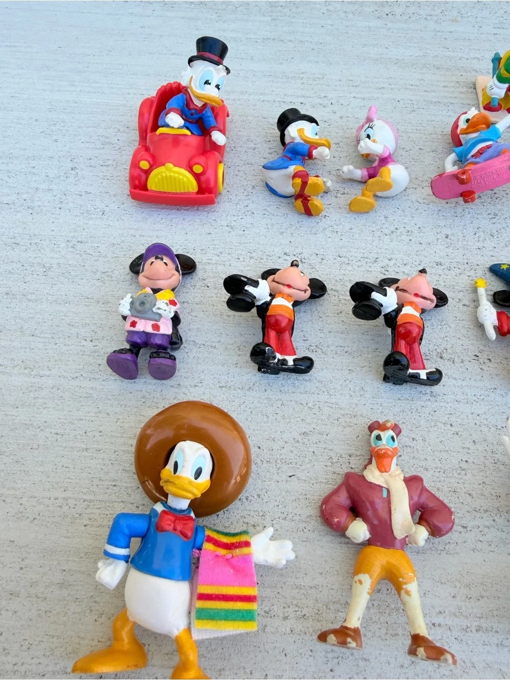 Vintage Disney Mini Character Figure Collection